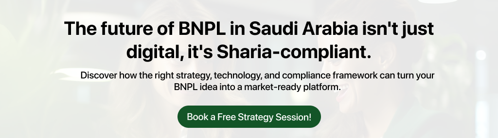 Sharia compliant BNPL app development in KSA