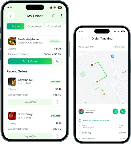 Delivery Agent App
